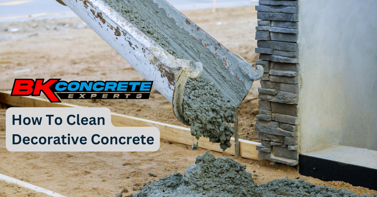 How To Clean Decorative Concrete
