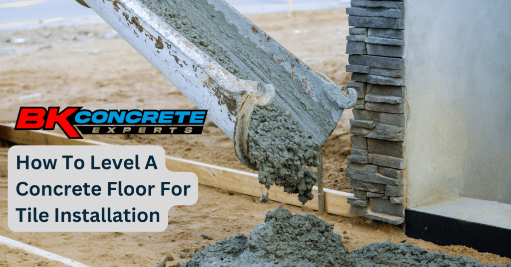 How To Level A Concrete Floor For Tile Installation