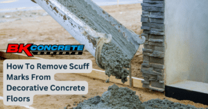 How To Remove Scuff Marks From Decorative Concrete Floors